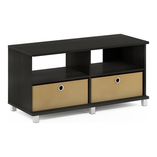 Furinno Andrey Wood Entertainment Center for TV up to 43" in Espresso/Brown - Picture 1 of 6