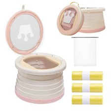 SunnySmile Portable Toilet for Kids,Portable Potty Seat for Toddler Travel,Tr...