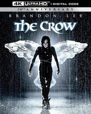 THE CROW - 4K ULTRA HD - 30TH ANNIVERSARY - BRANDON LEE - SLIPCOVER - NEW!