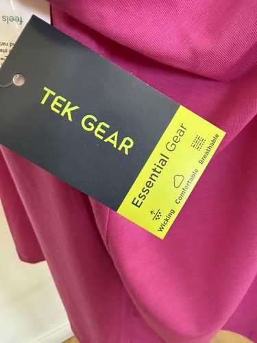 NWT Tek Gear Woman's Tank Racer Back Magenta Pink Sleeveless Breathable Top 2X - Picture 6 of 6