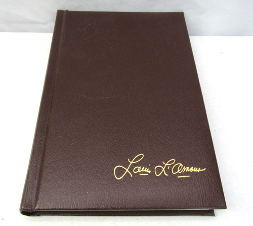 1981 Louis L'Amour Silver Canyon Bantam Leatherette Edition HC Book  NMC - Picture 2 of 4
