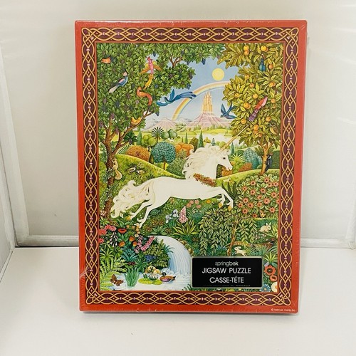Vintage Springbock Lied des Einhorns 500+ Stück Puzzle Hallmark Neu - Bild 1 von 8