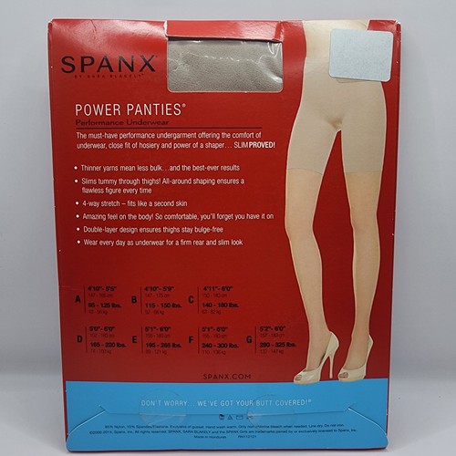 Mutandine nuove SPANX Power taglie forti D Barest nude performance intimo modellante - Foto 2 di 2
