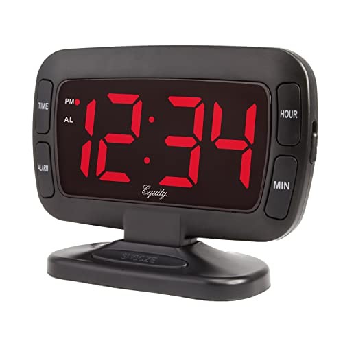Equity 30016 Large 1.8 Inch Tilt LED Alarm Clock - Picture 2 of 4
