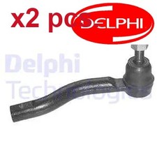 X2 PCS FRONT / OUTER/ TIE ROD END STEERING JOINT LEFT & RIGHT TA1697 DELPHI I