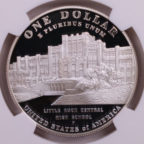2007-P Little Rock School Desegregation COMMEM., NGC PF-69., Store #GMC189. - Picture 2 of 3