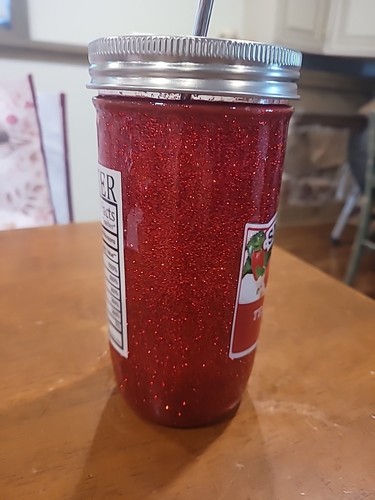 Teacher's Gift Smuckers Jelly Teaching Is My Jam Glass Drinking Cup With Straw - Picture 7 of 13