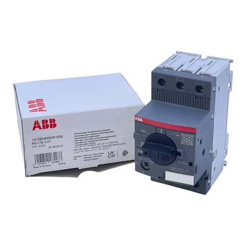 ABB Motorschutzschalter MS132-4.0T 2,5–4A 3-polig MS132T 1SAM340000R1008 - Bild 1 von 12