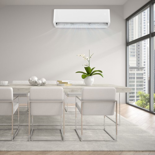 9,000 BTU Mini Split Air Conditioner with Heat Pump 115V Dehumidify 24 SEER2 - Picture 7 of 8