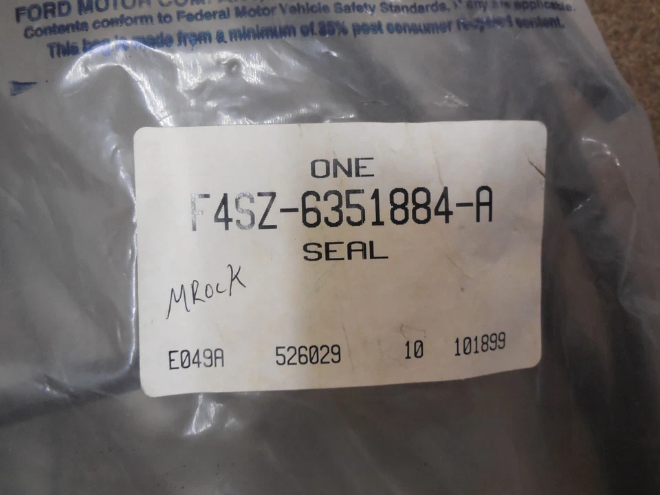 Restricción meteorológica Ford Thunderbird Mercury Cougar 1987-1996 techo corredizo nuevo de lote Foto 2 de 2