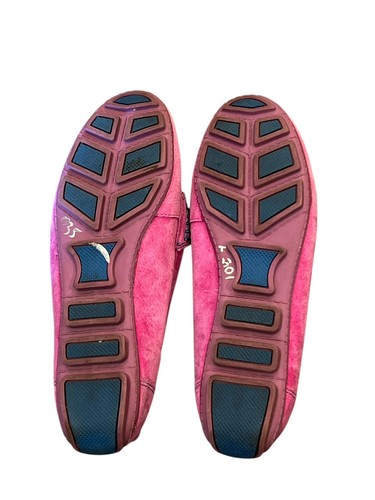 Cynthia Rowley Penny korallenrosa Wildleder-Halbschuhe Größe 6 M Fahrschuhe - Bild 5 von 5