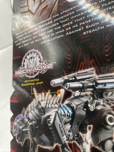 Modellino Transformers La Vendetta del Caduto Ravage NUOVO 2008 spedizione gratuita! - Foto 18 di 19