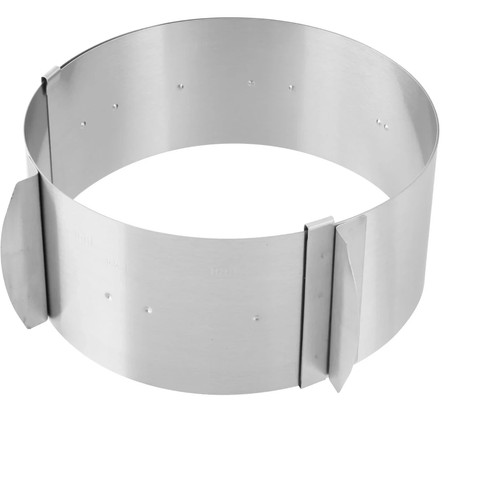 Zenker flexibler Tortenring PATISSERIE Ø 16 - Ø 30 cm verstellbar mit Zieh-Griff - Bild 2 von 3