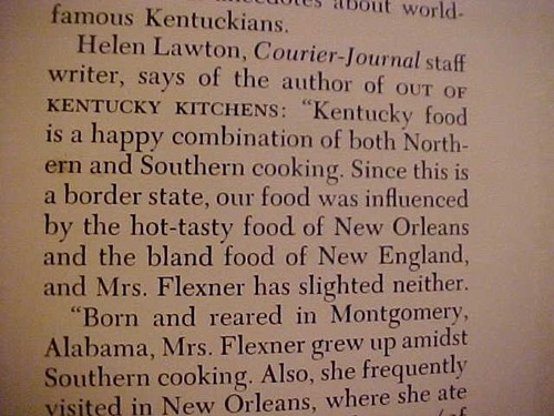 OUT OF KENTUCKY KITCHENS COOKBOOK by Flexner Duncan Hines Intro (1970s - Picture 3 of 3