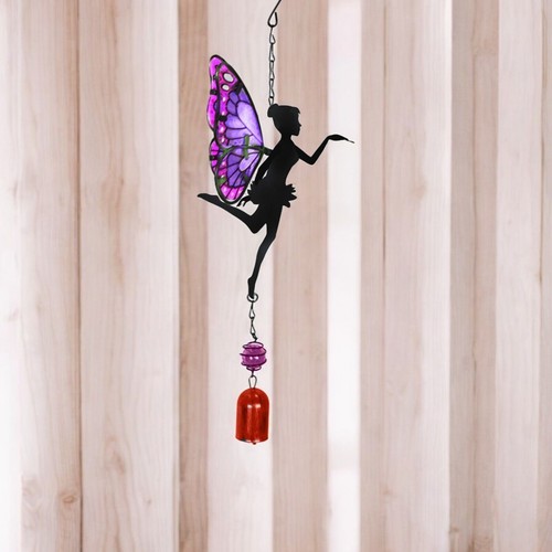 Lila hängende Fee Glockenspiel - Bezauberndes Outdoor Windspiel für Haus & Garten - Bild 6 von 10