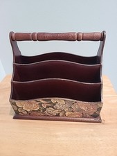 Wooden Desk Organizer - Portable 