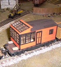 SAW FILER'S SHACK HO HOn3 Model Railroad Structure Unptd Wood Laser Kit RSL2018