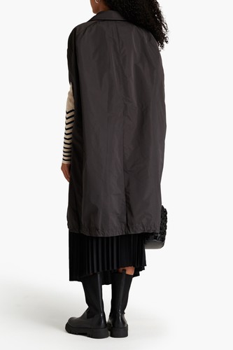 RRP€3670 BRUNELLO CUCINELLI Cape Coat IT42 US6 UK10 M Silk Blend Double Breasted - Picture 2 of 9