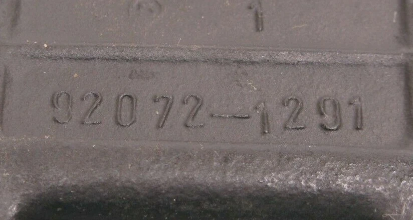 Banda de goma para guardabarros trasero 92072-1291 OEM Kawasaki Nuevo de Lote Antiguo Bayou 300 400 KLF300 Foto 3 de 4