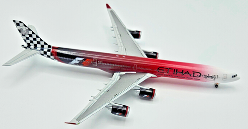 1/400 Airbus A340-600 Etihad Airways Formula One 2009 Herpa Wings 562119 - Bild 13 von 14