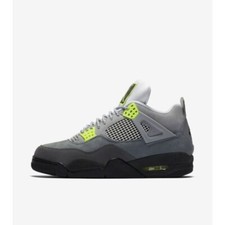 Nike Air Jordan 4 Retro SE Neon 95 Cool Grey Basketball shoes Men CT5342-007