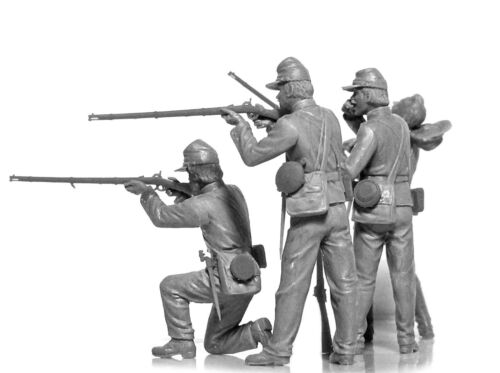 ICM 35020 Scale model kit 1:35 American Civil War Union Infantry (4 figures) - Picture 7 of 13