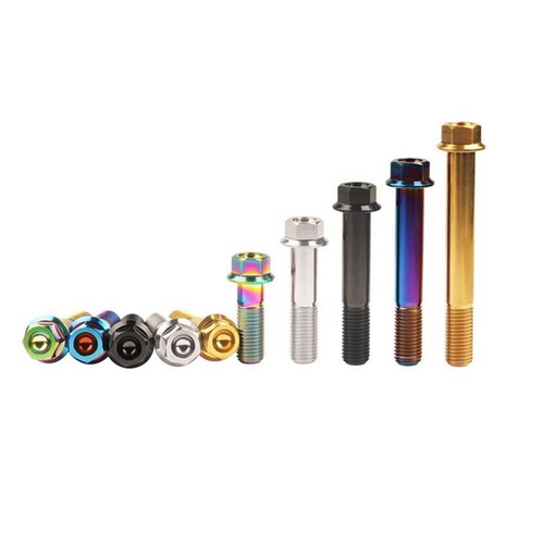 M10 Titan Schraube Flansch Sechskantkopf DIN6921 20,25,30,35,40,45,50,60,70,80,100mm - Bild 9 von 17