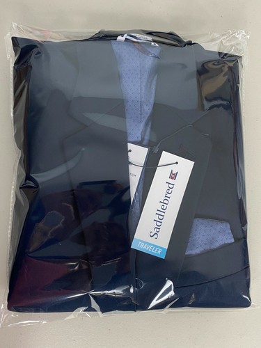 Saddlebred Traveler Men's Performance Stretch Blazer Navy- Size: 40 Regular $200 - Picture 10 of 10
