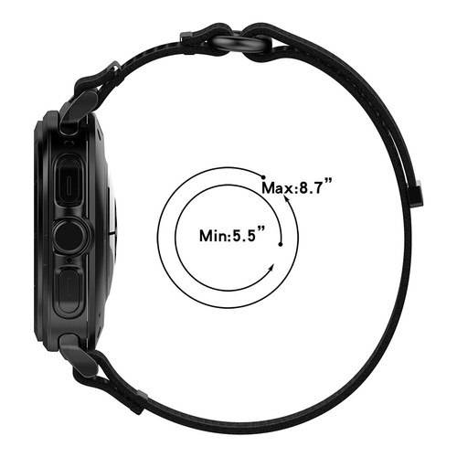 Nylon Sports Strap Soft Bracelet for Samsung Galaxy Watch 7 Ultra 47mm (D) - Zdjęcie 9 z 9