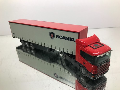 TEKNO HOLLAND SCANIA 124L 400 BEERS TRUCK+CURTAINSIDE TRAILER -1:50- POOR - V84 - Bild 7 von 8