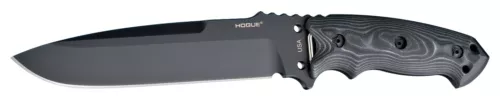 Hogue Knives EX-F01 7" Drop Point Black A2 Tool Steel G-Mascus Black 35159