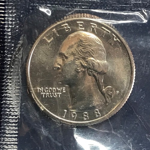 Cuarto de baño brillante 1988 P Washington sin circular de original como nuevo conjunto en violonchelo BU - Imagen 1 de 2