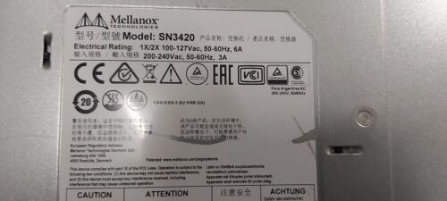 Mellanox NVidia SN3420 Schalter MSN3420-CB2R USV Versand! - Bild 5 von 6