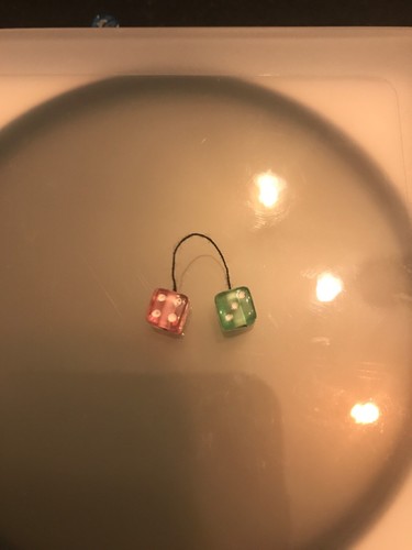Mirror dice for car models 1:18,1:24 1:12 - Picture 12 of 15