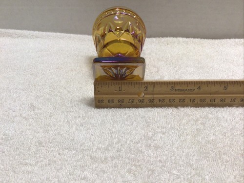 Vintage Mini Carnival Glass Iridescent Goblet - Picture 7 of 7