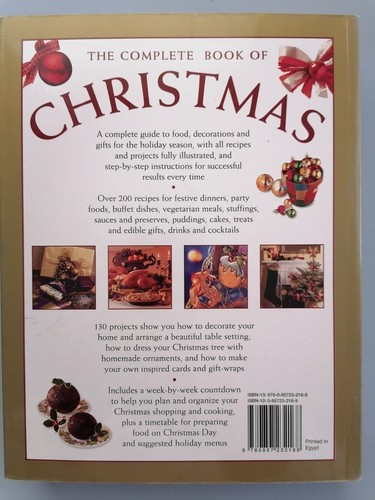 COMPLETE BOOK OF CHRISTMAS, Cooking/Decorating/Gift-making/Parties, Carolyn Bell - Picture 20 of 20