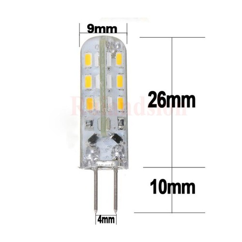 2PCS Fit AC/DC 12V G4 HALOGEN BULBS Light Globe Bright White 6400K Bi-Pin Led - Picture 4 of 6