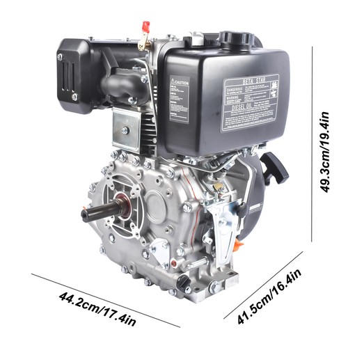4 Takt 10PS 418CC Dieselmotor Motor Schwerlast Einzylinder luftgekühlt - Bild 48 von 48