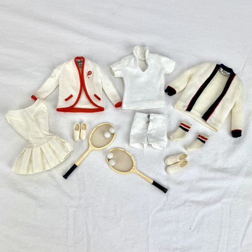 Vintage Barbie Ken 1962 Time for Tennis #790 & Tennis Anyone #0941 OUTFITS Japan - Picture 10 of 24