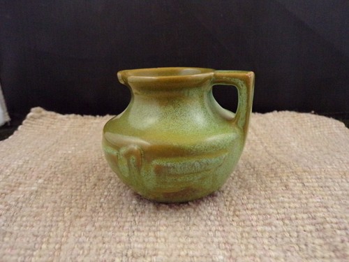 Vintage Frankoma Pottery, Thunderbird Pitcher, #555, Prairie Green, Ada Clay - Picture 2 of 4