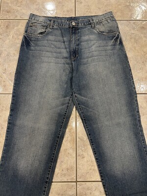 Vintage 40X34 G UNIT 50 CENT Jeans Blue Faded Hip Hop Baggy