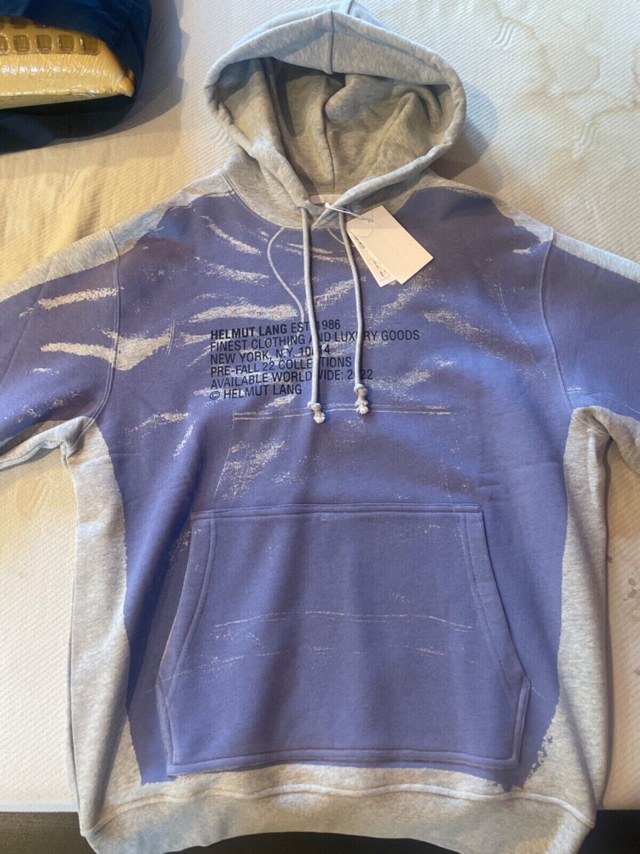 Brand New Men's Helmut Lang Stencil Hoodie Size S | eBay