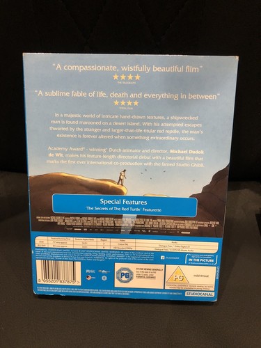 THE RED TURTLE STUDIO GHIBLI BLU-RAY DVD SET UNWATCHED EXCELLENT FREEPOST - Picture 5 of 5