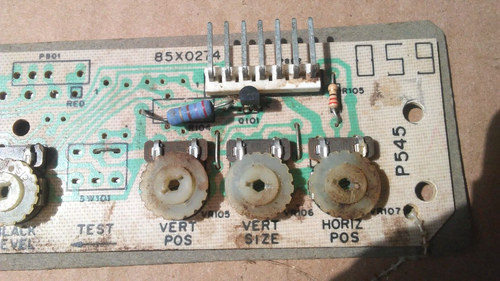 TABLERO DE AJUSTE DE MONITOR DESCONOCIDO PCB ORIGINAL NO PROBADO - ¡NO JAMMA-L@@K! - Imagen 3 de 3