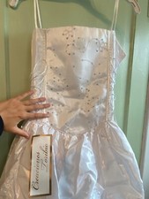 girls holy communion special event white dress size 12