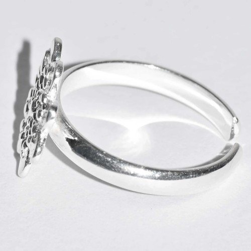PRINCESA INCA 950 Silver Ring ~ Andean Clover Jewelry - Bild 4 von 4