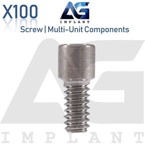 100 viti per sistema protesico multiunità collegamento conico 1,6 mm - Foto 1 di 3