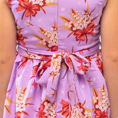 Miss Lavish London Baby Girls Audrey Hepburn Style Purple Kids Dresses 3?12 Yrs - Picture 5 of 5