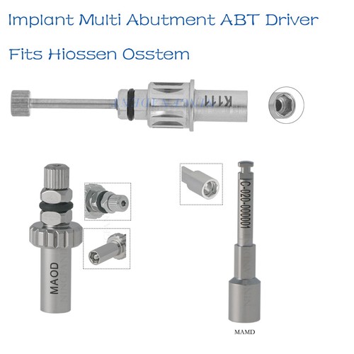 Chiave dinamometrica e strumenti driver per restauro impianti dentali Hiossen Osstem - Foto 3 di 54
