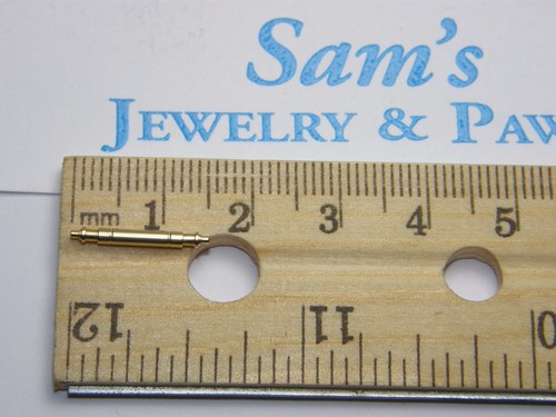 2 Swiss 13mm GoldTone SpringBar for Rolex DateJust President No HoleCase RL-SB13 - Picture 6 of 7